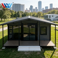 Maison modulaire en acier préfabriquée de 20 pieds extensible, prête à l'emploi, bureau pour hôtels, maison préfabriquée compétitive