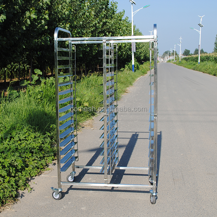 OEM Kitchen15 -32 Layers Baking Rack Trolley Bakery Tray Trolley With Wheel