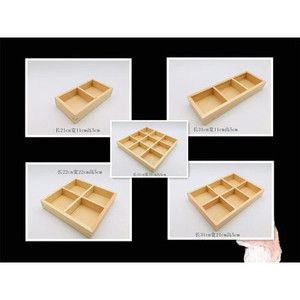 ถาดเสิร์ฟไม้ไผ่สั่งทำพิเศษ ขนาด 31x11x6.5 ซม. แบบสองหรือสามช่อง รูปทรงสี่เหลี่ยมผืนผ้า สำหรับชา หม้อไฟ ขนมปัง แก้วไวน์ - Product Image 1