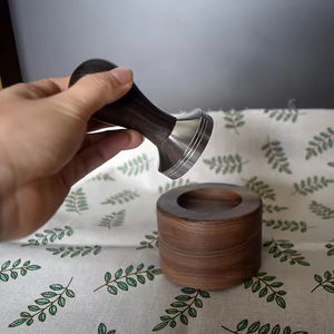 Diseño moderno 51mm 54mm 58mm máquina de <span class=keywords><strong>espresso</strong></span> sin fondo portafiltro cesta con mango de madera para café bebidas a base de café - Product Image 6