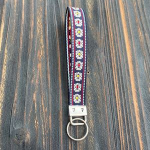 Handmade Vintage Bohemian Wrist Lanyard Keyring Holder Unique Animal Cartoon Woven New Arrival Business <b>Wristlet</b> Strap Keychain - Product Image 5