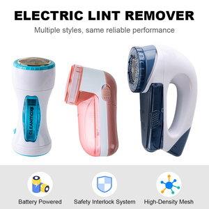 Kit anti-bouloches électrique à piles pour vêtements et meubles, rasoir à tissu réutilisable avec verrou <span class=keywords><strong>de</strong></span> sécurité - Product Image 1
