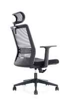 Chaise de bureau ergonomique en maille rotative confortable pour ordinateur