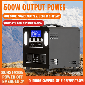 สถานีพลังงานสำรองแบบพกพา 500W 12V50AH พร้อมจอ LCD  ตัวเครื่องแข็งแรงทนทาน พอร์ตเชื่อมต่อหลากหลาย เหมาะสำหรับการผจญภัยกลางแจ้ง - Product Image 4