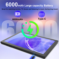 Tablette PC de jeu 5G Wi-Fi Android 15.0 populaire avec écran capacitif de 10,1 pouces, 18 Go de RAM et 128 Go de ROM pour les entreprises
