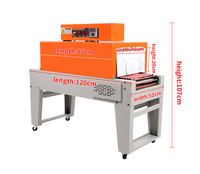 Tunnel de rétraction vertical automatique 4020 pour tubes de quartz, films PVC/POF, boîtes, emballages alimentaires et feuilles, avec chauffage mécanique et électrique