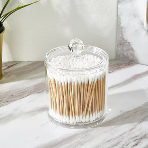 Bông Pad chủ Dispenser bông bóng và tăm bông lưu trữ với nắp - Product Image 2