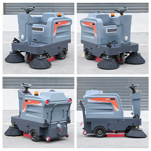 Mini Floor Sweeper Machine Tricycle Powered Driving Street Sweeper with Easy Operation for Residential Community Maintenance - Product Image 2