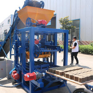 QT4-24 Nhỏ Bán Tự Động Rỗng Paver Bê Tông Xi Măng Gạch Máy Khối Máy Làm Đa Chức Năng Khuôn Tunover Máy - Product Image 1