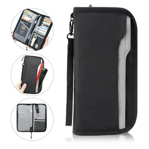 Capacious Card Protect RFID Passport <b>Holder</b> Wallets Premium <b>Family</b> <b>Travel</b> <b>Document</b> Organizer Case Porta Pasaportes Familiar - Product Image 1