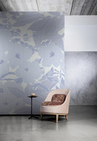 Décoration murale texturée géométrique abstraite vert clair de luxe pour hall d'hôtel haut de gamme et bureau de boutique, papier peint autocollant
