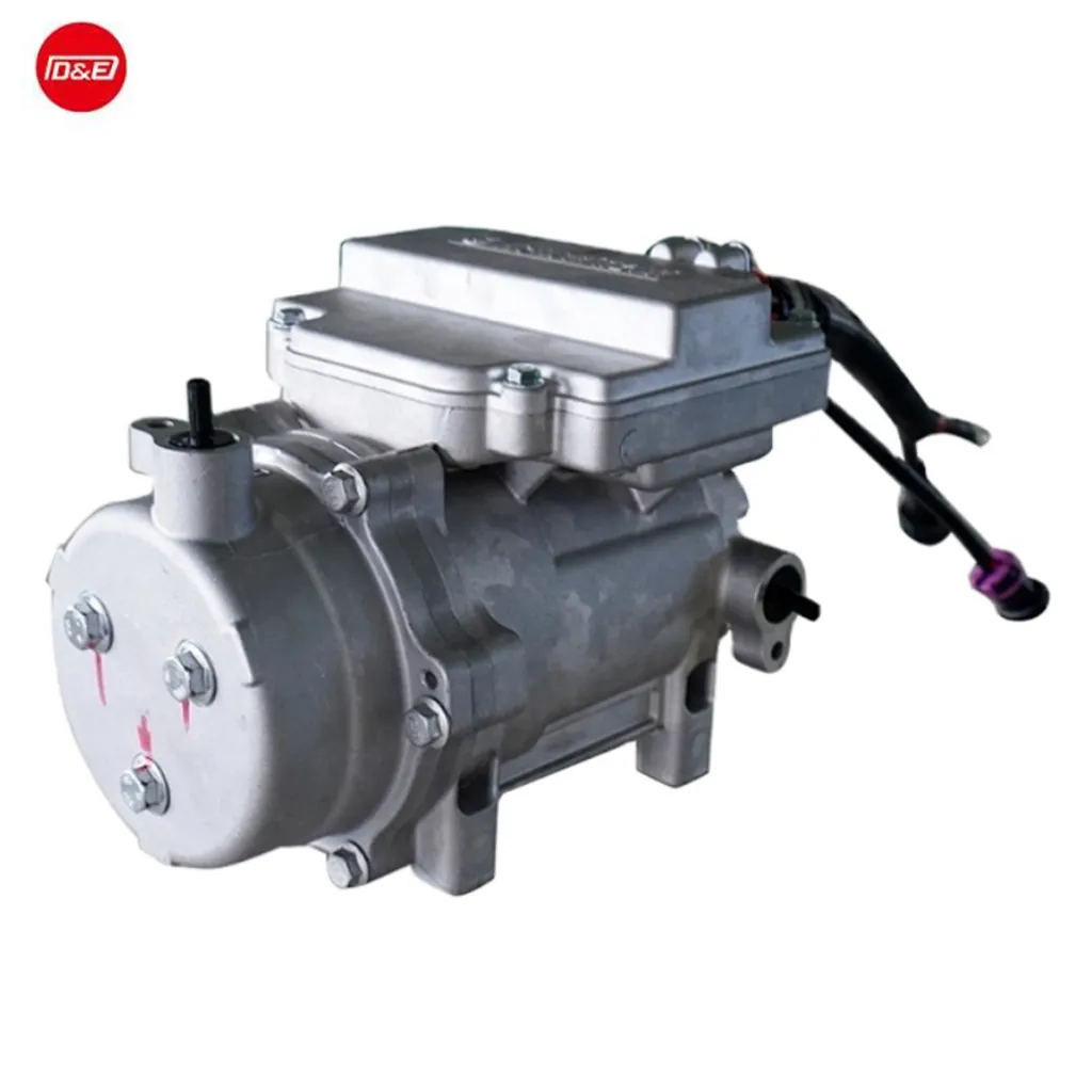 Ac Compressor Elektrische Airconditioner Compressor 12V 24V 27cc Uitgang Volume Lange Tijd Garantie