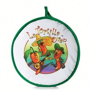 Custom Polyester Folding Tortilla Warmer Basket for Serving and Containing Warm Tortillas Premium Shopping Bag Corporate <b>Gifts</b> - Product Image 3