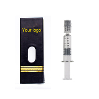 Emballages personnalisés pour concentrés, seringues Luer Lock de 1 ml, seringues en verre de 1 ml pour huile