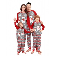 Ensemble de pyjamas de Noël assortis pour la famille, manches longues, imprimé rennes, pyjamas en coton pour des nuits joyeuses, pour adultes et enfants, de BD