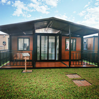 Maisons préfabriquées en acier modulaires modernes personnalisées en gros, extensibles, 2 à 5 chambres, appartement, villa miniature à bas prix