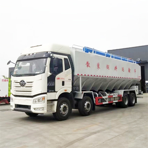 Brand New FAW 8X4 40000L 45CBM Bulk Feed Delivery Truck for Poultry Farm Livestock Feed Transport - Product Image 1