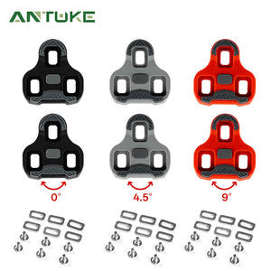 Antuke - Placas de Pedal Autoblocantes de 0, 4.5 y 9 Grados, Antideslizantes, Accesorios para Bicicleta de Carretera, para Pedales Look Keo - Product Image 1