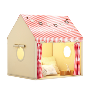 Tente de jeu pour enfants à rayures rouges et blanches, facile à monter, pour intérieur et extérieur, cadeau de festival, vente directe usine - Product Image 1