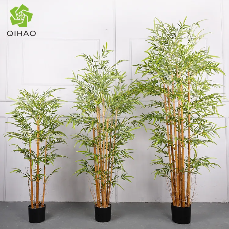 Kunstmatige Bamboe Plant Bonsai Boom Met Pot Voor Koop Mini Bamboe Bonsai Boom Voor Indoor Of Outdoor Decoratie