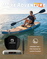 ITAOSTAR Wild 11'x36"x6" Planche de paddle gonflable de taille personnalisée, économique, pour le surf, avec technologie Drop Stitch