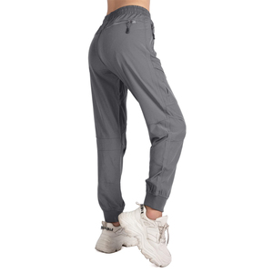 Usine de vêtements Femmes Sport <span class=keywords><strong>Randonnée</strong></span> Cargo Jogging Pantalon Entraînement en plein air Séchage rapide UPF 50 + Pantalon avec poches zippées - Product Image 5