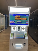 Photomaton Commercial Style Disco, Machine Interactive pour Selfies avec Imprimante Rapide et Appareil Photo Reflex Numérique pour Promotion d'Événements