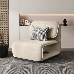 Poltrona Chesterfield di Lusso dal <span class=keywords><strong>Design</strong></span> Unico, Gonfiabile e Regolabile, in Velluto con Vano Portaoggetti per Soggiorno - Product Image 4