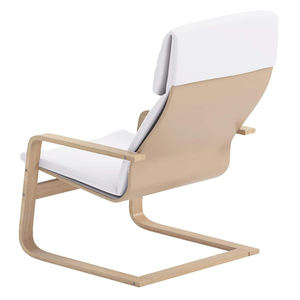 Chaise à bascule suspendue Chaise longue Fauteuil de salon à bascule en bois suspendu moderne pour adultes - Product Image 3