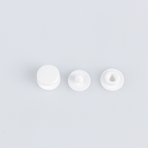 HXZY3 One <strong>Time</strong> Using Disposable 10mm Plastic Wristband Snap Lock Two Parts Plastic Snap Button for Wristband Bracelet Clasp Clip - Product Image 2