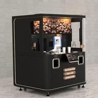 Máquina Expendedora de Café y Té con Leche de Múltiples Sabores, Robot Barista Robótico Totalmente Automático con Arte Latte Personalizado