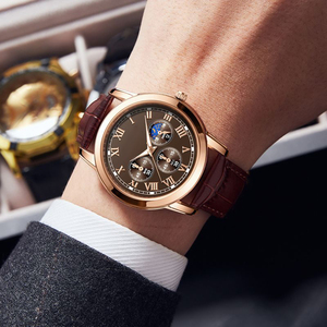<span class=keywords><strong>Cinturino</strong></span> per <span class=keywords><strong>Orologio</strong></span> in Vera Pelle Best-Seller - <span class=keywords><strong>Orologio</strong></span> da Uomo Trendy, Classico, Casual e Business di Alta Qualità - Product Image 3