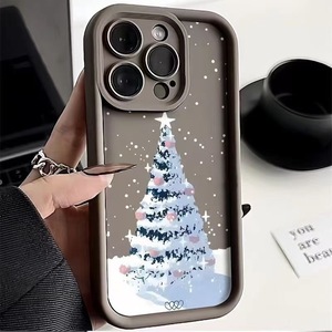 <span class=keywords><strong>Coque</strong></span> de téléphone motif arbre de Noël enneigé effet spray, compatible <span class=keywords><strong>iPhone</strong></span> 17, 17 Pro, 17 Pro Max, 17 Air – <span class=keywords><strong>Coque</strong></span> de protection - Product Image 3