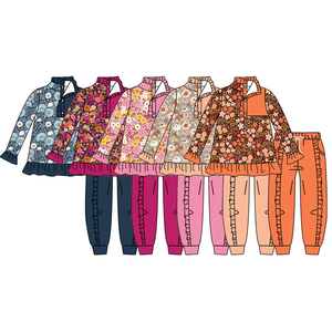 MOQ personnalisé 5 pièces, Vêtements camouflage pour bébés filles et garçons, styles chasse, vente en gros, vêtements pour frères et sœurs, boutique, prix usine, barboteuses, robes, pulls - Product Image 1
