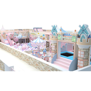 Parc d'attractions intérieur pour enfants série Macaron, fabricant de jeux de terrain de jeu souple, centre de divertissement avec toboggan à vendre - Product Image 5
