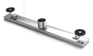 Drain de sol de salle de bain en acier inoxydable SUS304, drain de douche linéaire rectangulaire de 12 pouces, canal de douche - Product Image 4