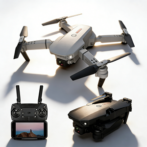 Ventes chaudes, <span class=keywords><strong>drone</strong></span> pliable petit et portable, moteur sans balais, caméra double 4K, batterie de vol de 30 minutes, portée de 1 km, E88 Pro <span class=keywords><strong>pas</strong></span> <span class=keywords><strong>cher</strong></span> - Product Image 1