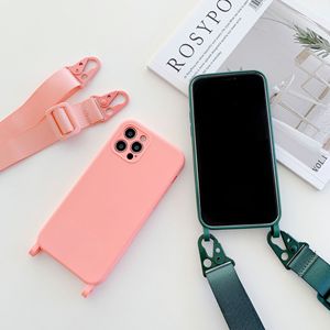 Étui de téléphone en silicone TPU <span class=keywords><strong>avec</strong></span> <span class=keywords><strong>cordon</strong></span> tour de cou pour <span class=keywords><strong>iPhone</strong></span> 14 13, <span class=keywords><strong>coque</strong></span> <span class=keywords><strong>avec</strong></span> lanière pour <span class=keywords><strong>iPhone</strong></span> 14 13 Pro Max - Product Image 3