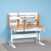 Table d'étude pour enfants en bois massif moderne OEM |   Bureau ergonomique réglable en hauteur avec étagère de rangement, écologique, pour chambre à coucher, bureau à domicile