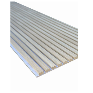 Panneau acoustique incurvé à latte flexible avec fenêtre de 90 jours certifiée EUDR avec panneau d'isolation acoustique en chêne <span class=keywords><strong>blanchi</strong></span> - Product Image 3