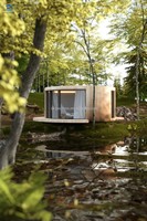 Maison préfabriquée à un lit de forme ronde Structure en acier léger pour hôtels Villas Maison préfabriquée Dôme Casas Prefabricadas