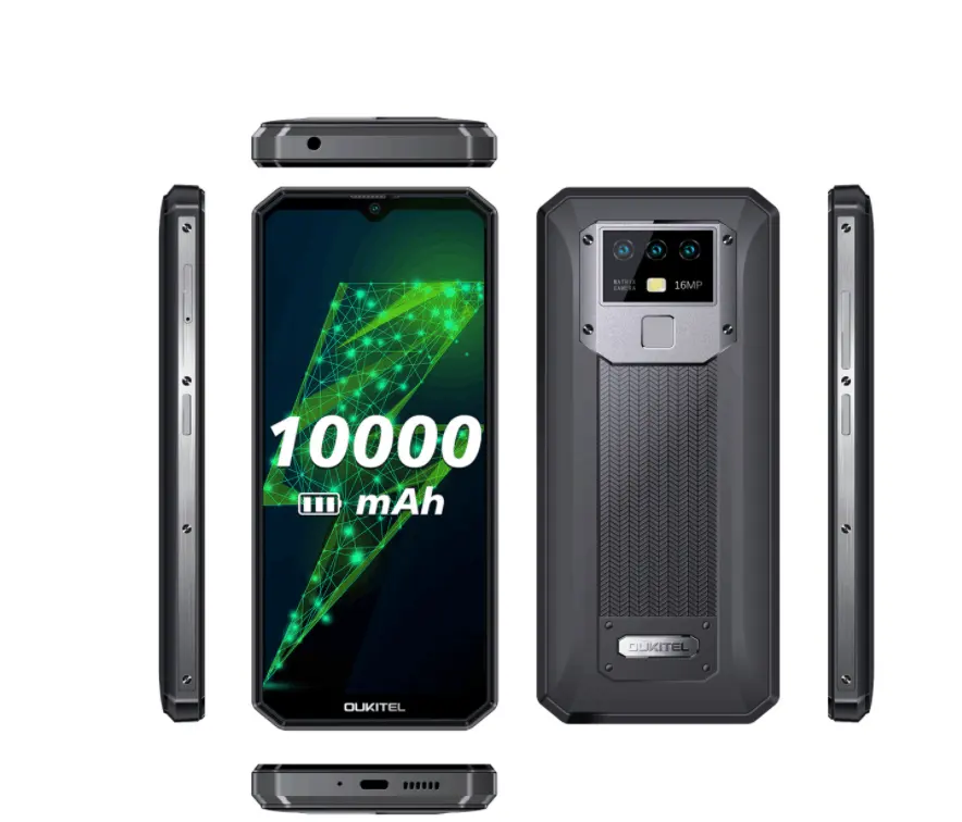 10000mAh büyük pil Smartphone OUKITEL K15 artı 6.52 "dört çekirdekli 13MP üçlü kameralar NFC 3GB + 32GB Android 10.0 cep telefonu