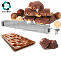 Machine de moulage automatique de chocolat GUSU, ligne de moulage de chocolat
