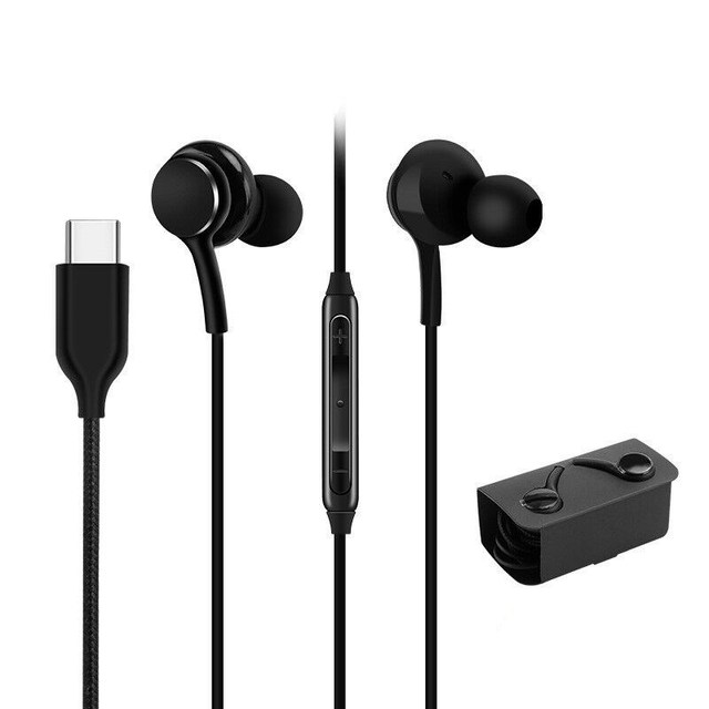 Factory Price USB C Stereo Earphones Type C in Ear Wired Headphones for Samsung Note10 S20 S22 Type-C Headset Earbud