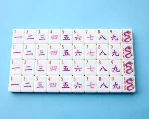 ชุดไพ่นกกระจอกอะคริลิคแบบอเมริกัน งานฝีมือของขวัญน่ารักจากสิงคโปร์ - Product Image 5