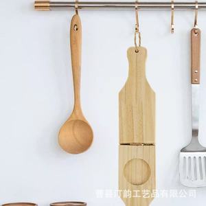 Cross-border wooden banana <b>grinder</b>, foldable potato <b>grinder</b>, wall-mounted home kitchen solid wood banana pancake press. - Product Image 3