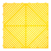 Dalles de sol modulaires emboîtables en PP antidérapantes pour garage et atelier, 400*400*18mm, vente en gros usine