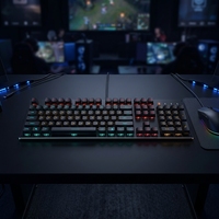 Clavier de jeu RGB filaire personnalisé de taille standard 930g, en aluminium, métal lourd, clavier mécanique pour ordinateur