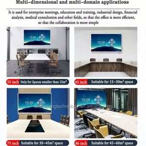 All-in-One 55-inch màn hình cảm ứng lớn máy tính bảng topless đa phương tiện điện tử bảng cho cuộc họp mẫu giáo tương tác - Product Image 5