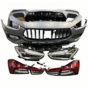 Kit Carrozzeria per <span class=keywords><strong>Maserati</strong></span> Ghibli Aggiornamento Nuova Versione Paraurti Anteriore e Posteriore con Alloggiamenti per Fendinebbia Ricambio Migliorato - Product Image 4